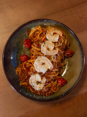 Linguine Scampi Limone
